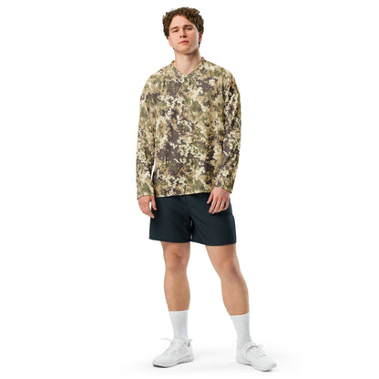 Italian Mimetico Vegetata Multiland CAMO hockey fan jersey - Hockey Jerseys