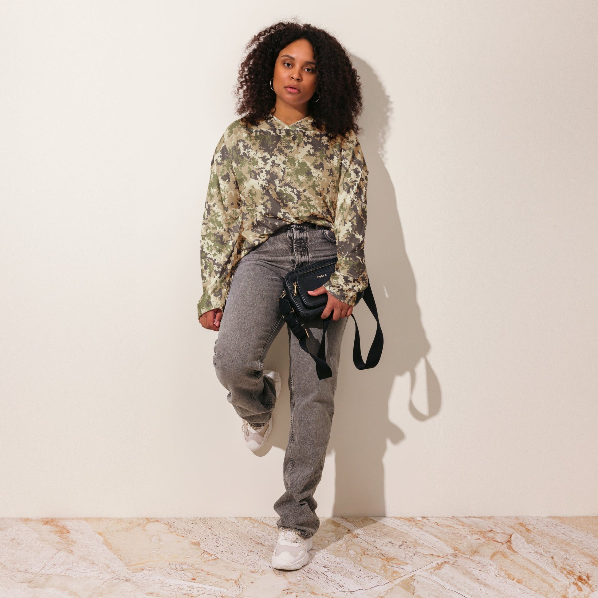 Italian Mimetico Vegetata Multiland CAMO hockey fan jersey - Hockey Jerseys