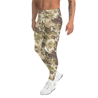 Italian Mimetico Vegetata Multiland CAMO Mens Leggings