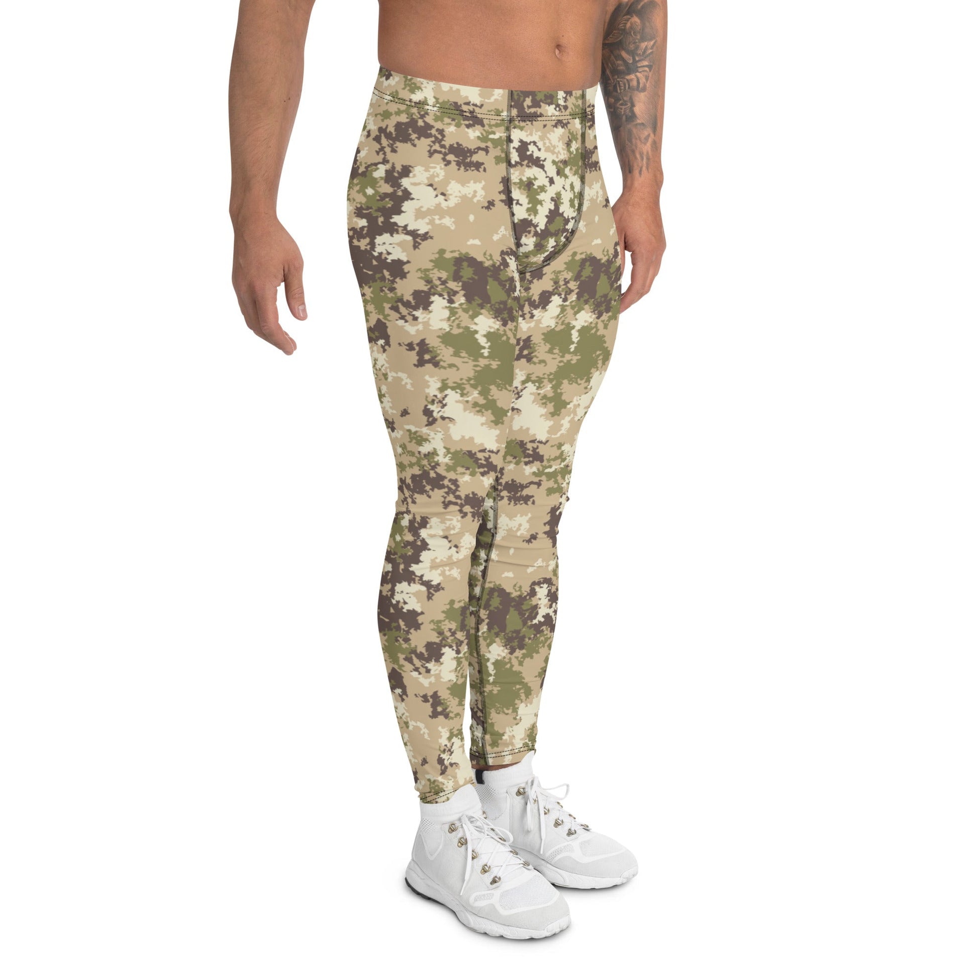 Italian Mimetico Vegetata Multiland CAMO Mens Leggings