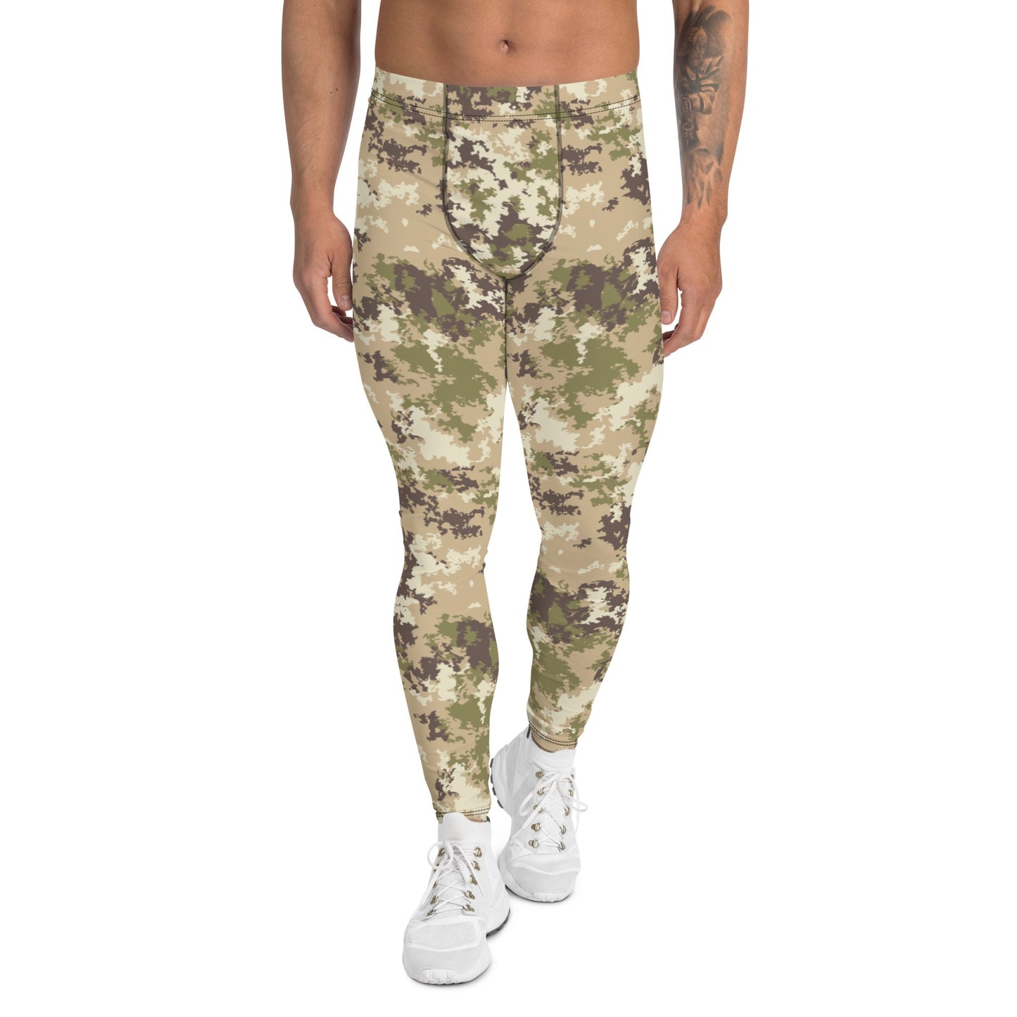 Italian Mimetico Vegetata Multiland CAMO Mens Leggings - XS