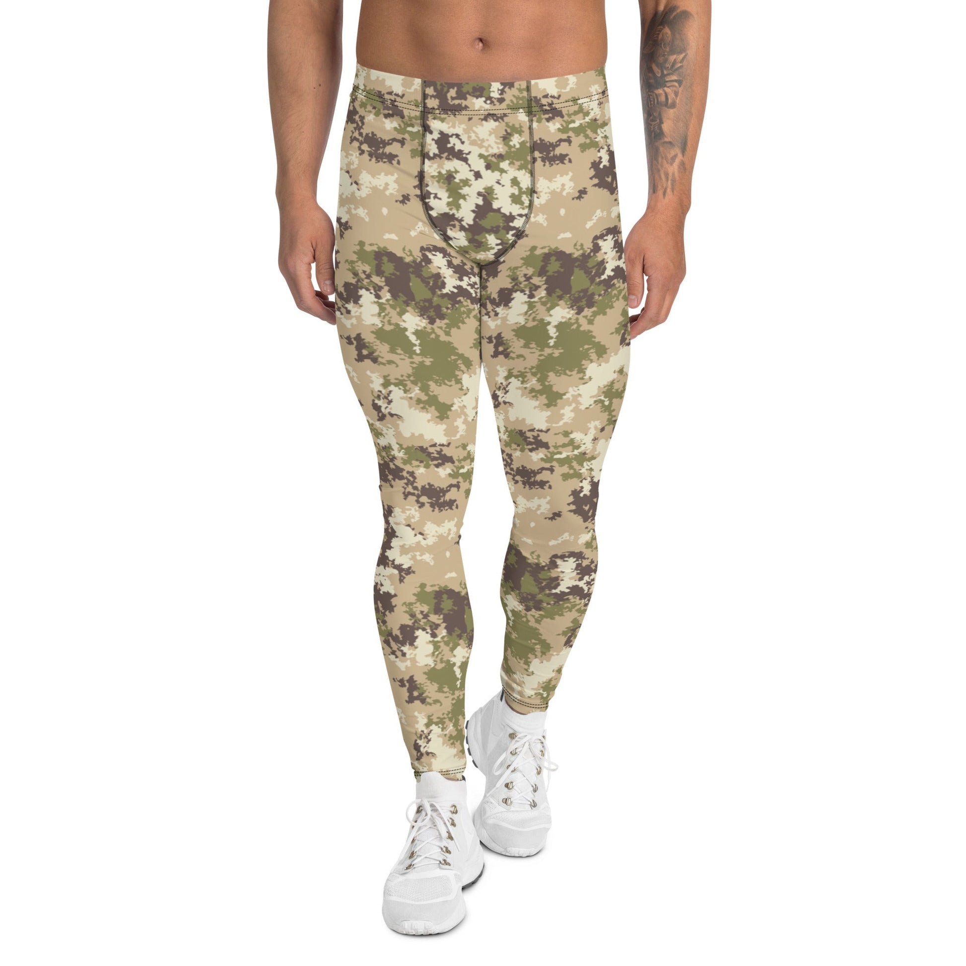 Italian Mimetico Vegetata Multiland CAMO Mens Leggings - XS