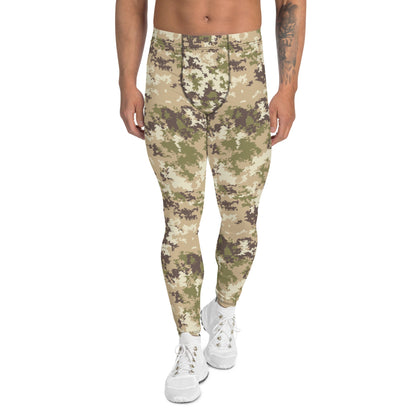 Italian Mimetico Vegetata Multiland CAMO Mens Leggings - XS