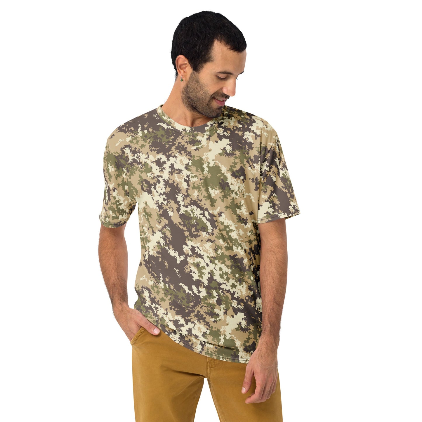 Italian Mimetico Vegetata Multiland CAMO Mens T-Shirt