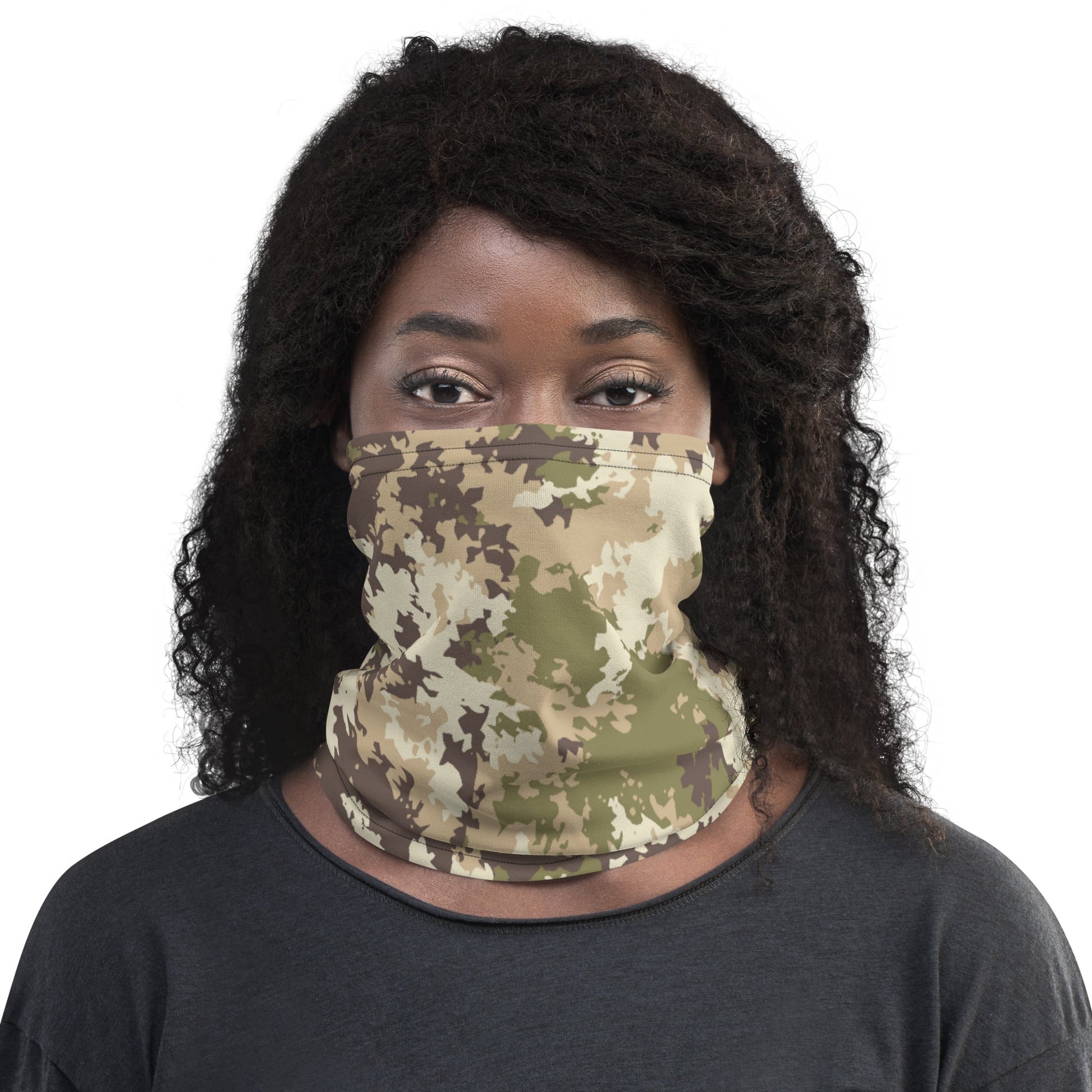 Italian Mimetico Vegetata Multiland CAMO Neck Gaiter Gaiters