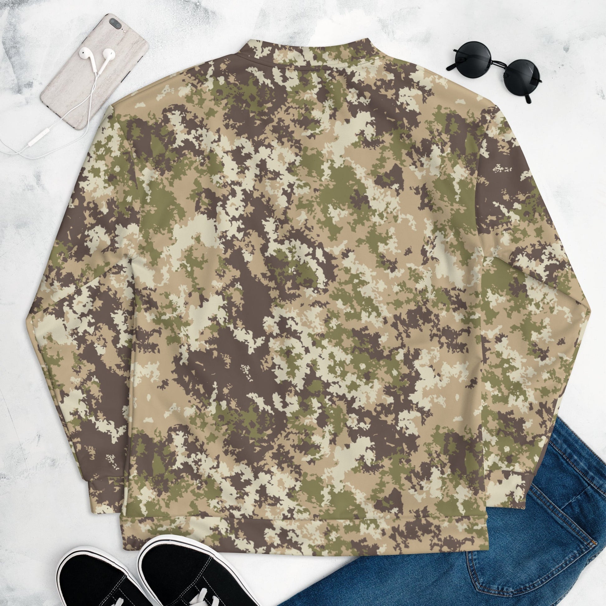 Italian Mimetico Vegetata Multiland CAMO Unisex Bomber Jacket - Jackets