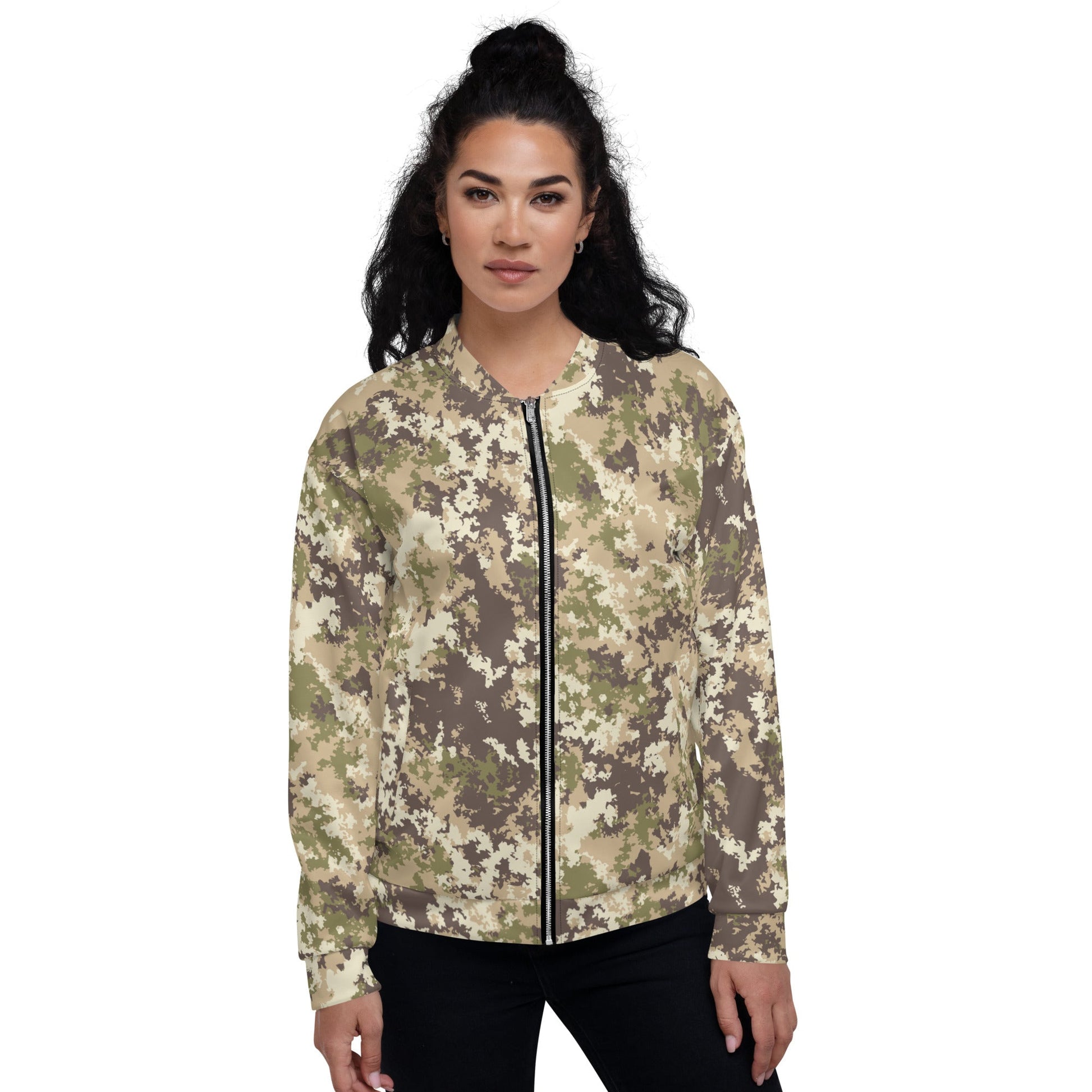 Italian Mimetico Vegetata Multiland CAMO Unisex Bomber Jacket - Jackets