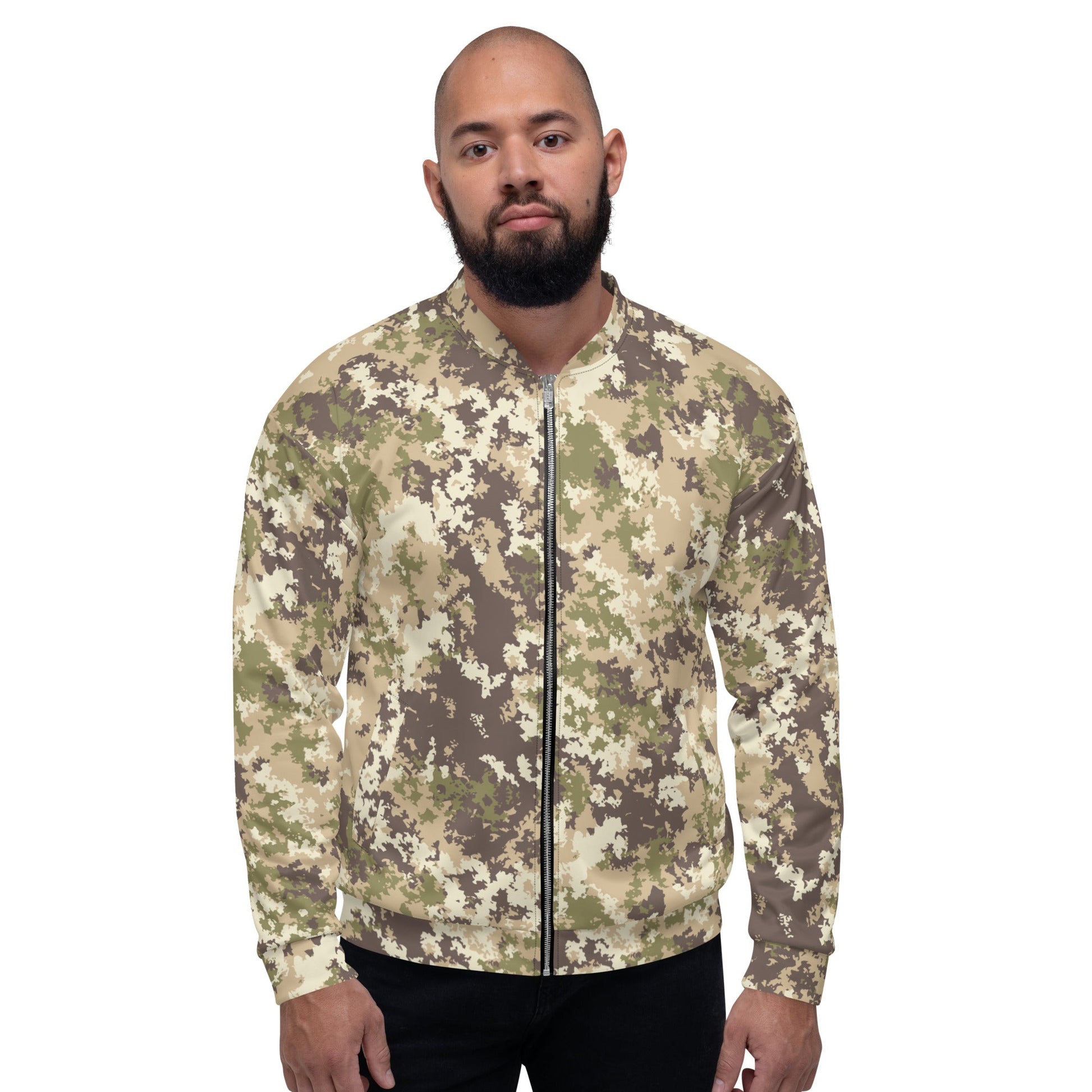 Italian Mimetico Vegetata Multiland CAMO Unisex Bomber Jacket - Jackets