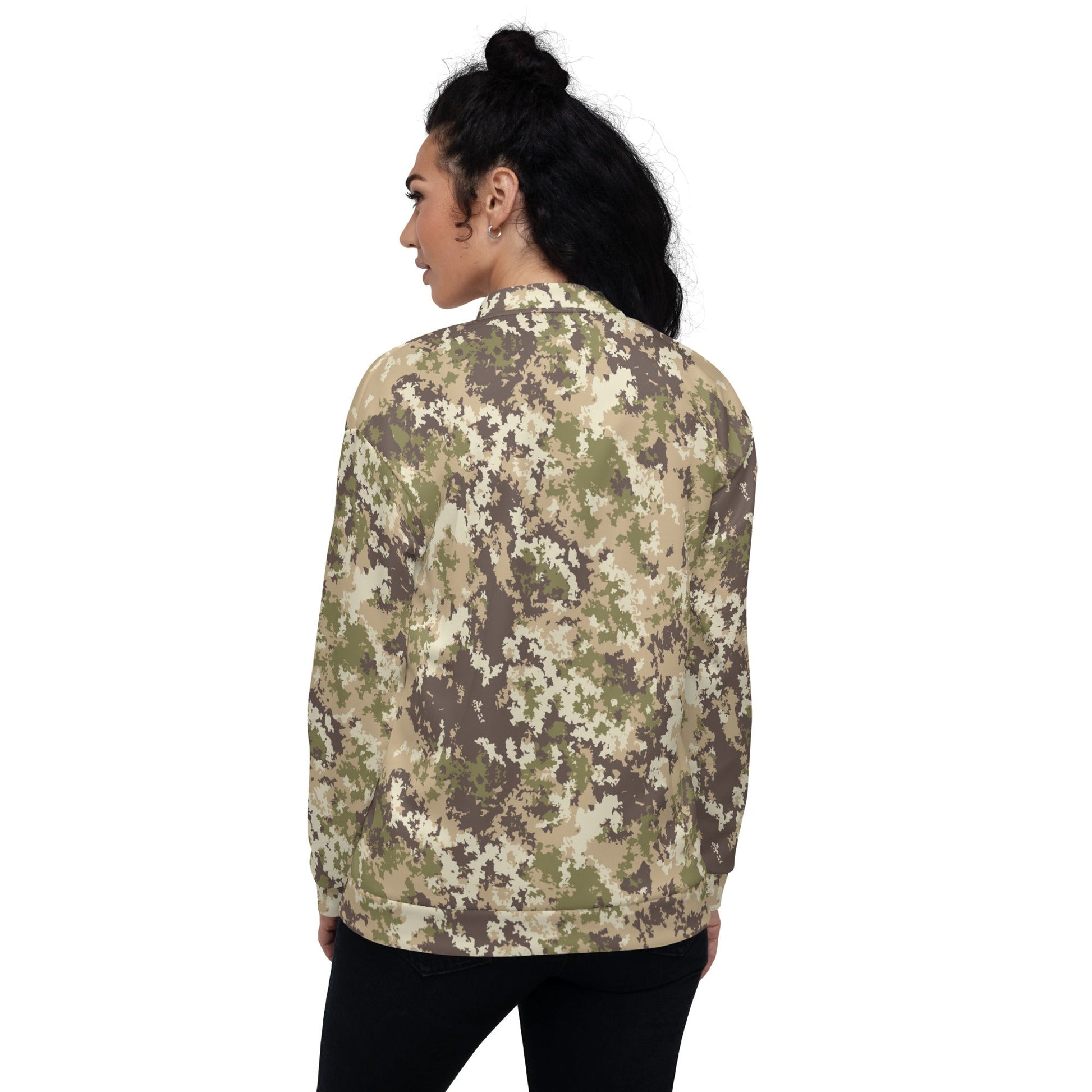 Italian Mimetico Vegetata Multiland CAMO Unisex Bomber Jacket - Jackets
