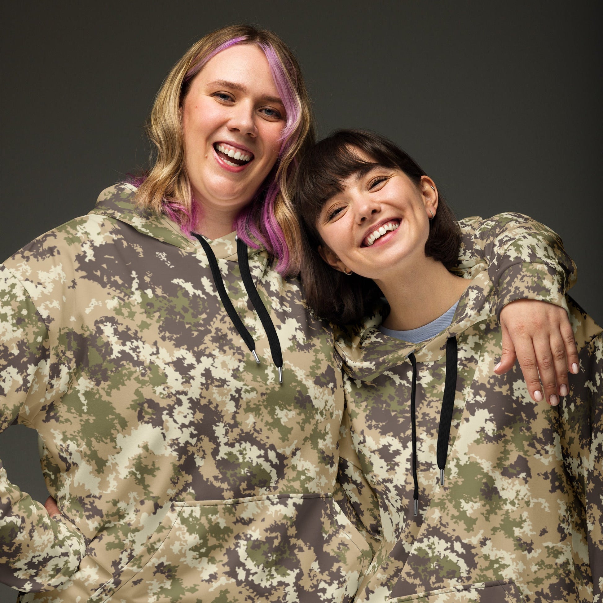 Italian Mimetico Vegetata Multiland CAMO Unisex Hoodie - Hoodies