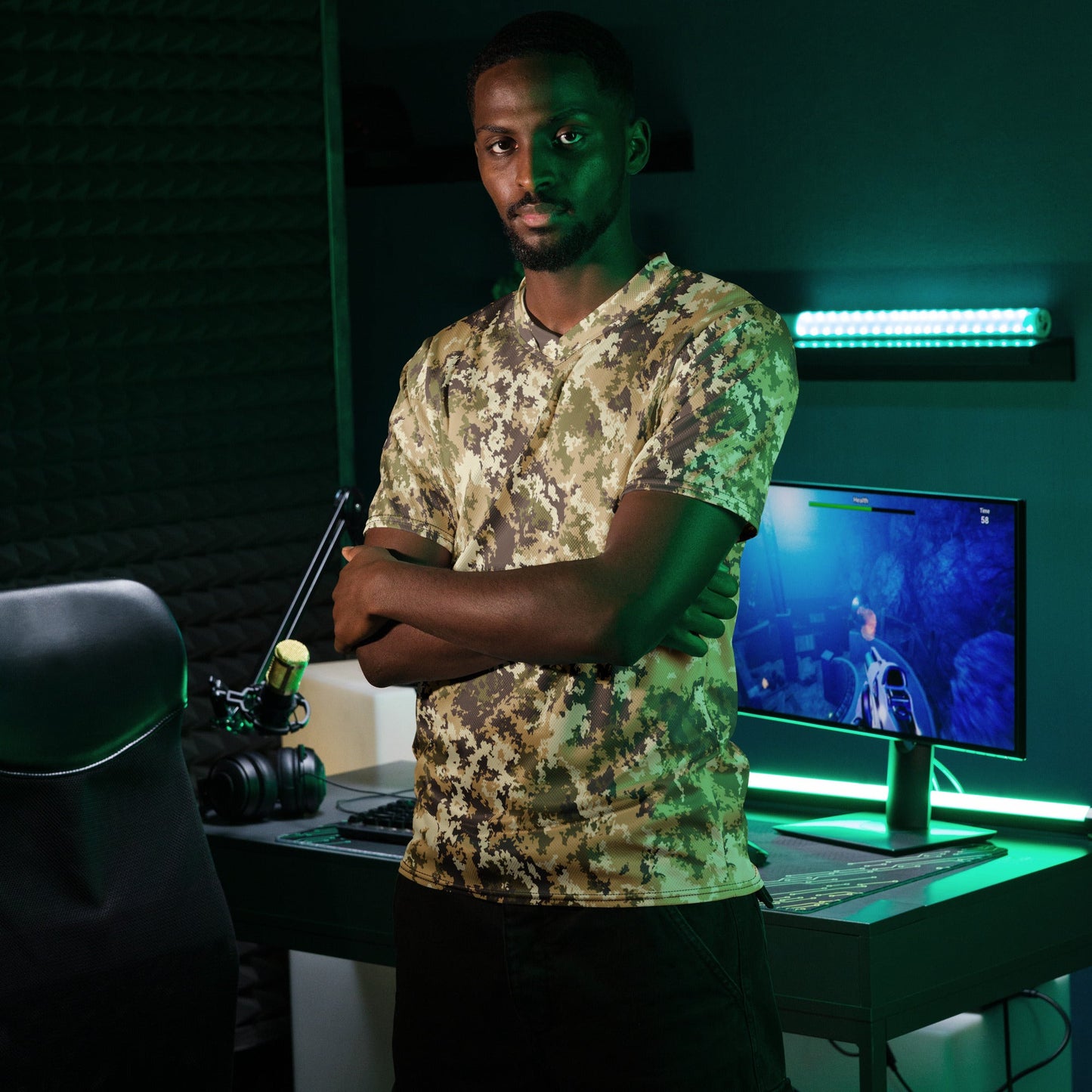 Italian Mimetico Vegetata Multiland CAMO unisex sports jersey - Sports Jerseys