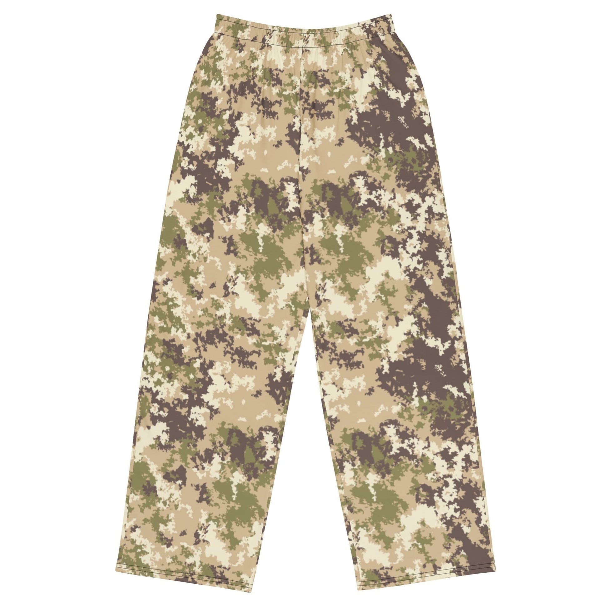 Italian Mimetico Vegetata Multiland CAMO unisex wide-leg pants - 2XS - Wide-leg Pants