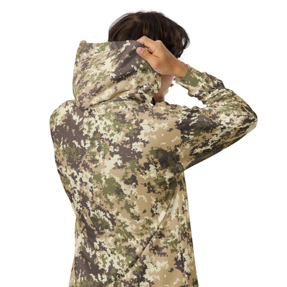 Italian Mimetico Vegetata Multiland CAMO Unisex zip hoodie - Zip Hoodies