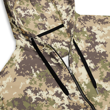 Italian Mimetico Vegetata Multiland CAMO Unisex zip hoodie - Zip Hoodies