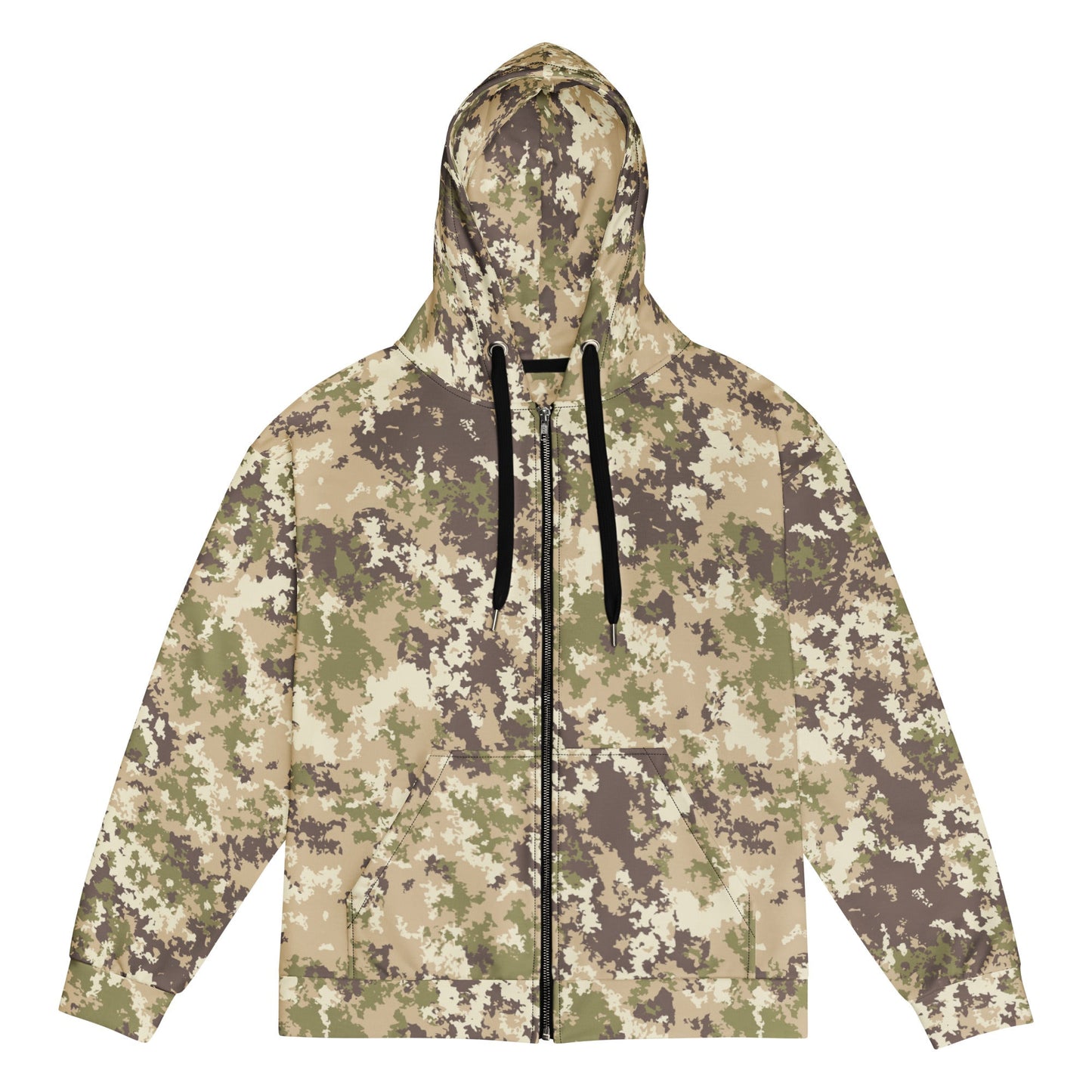 Italian Mimetico Vegetata Multiland CAMO Unisex zip hoodie - 2XS - Zip Hoodies