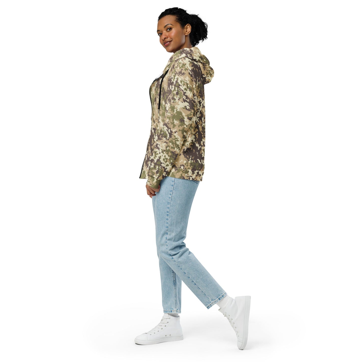 Italian Mimetico Vegetata Multiland CAMO Unisex zip hoodie - Zip Hoodies