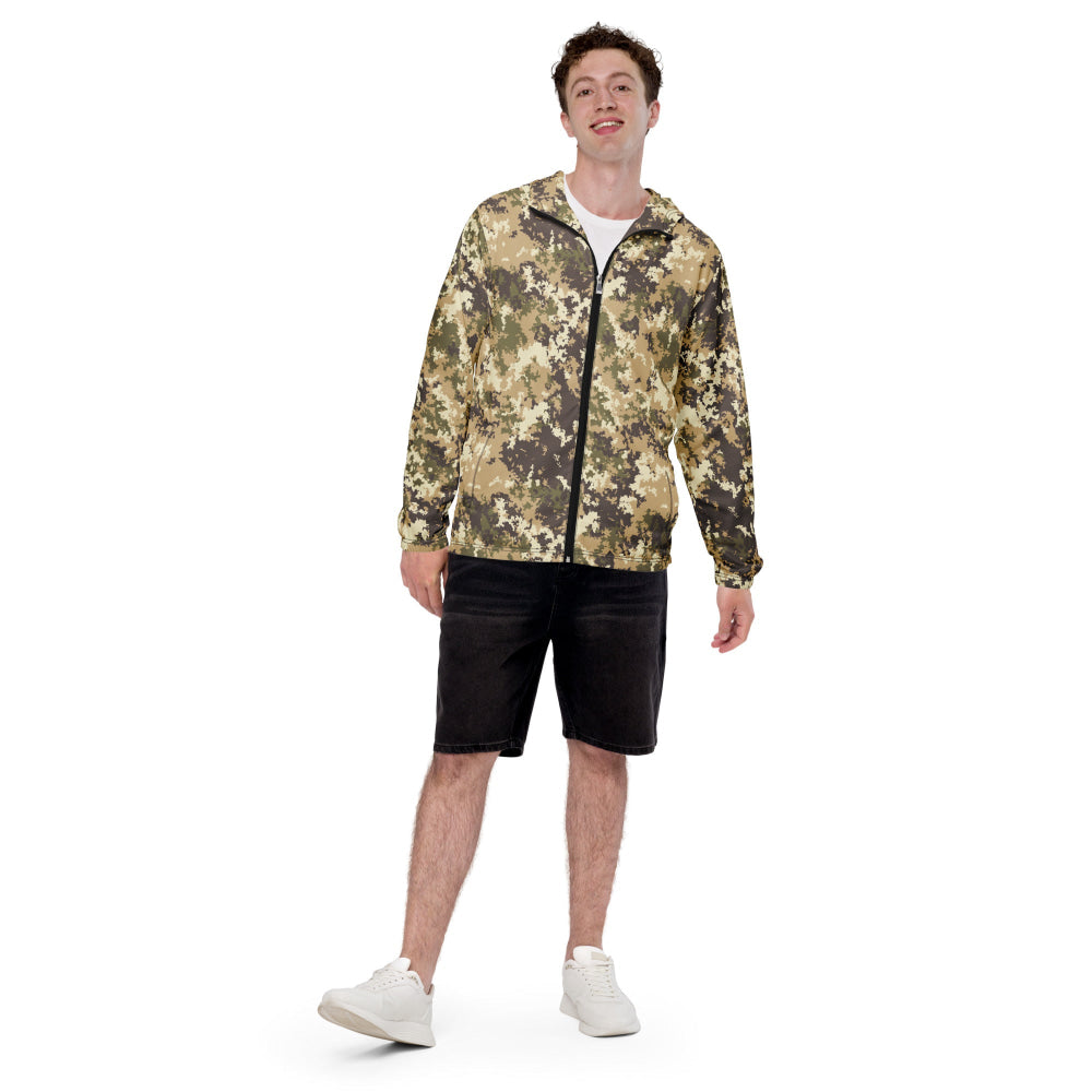 Italian Mimetico Vegetata Special Forces Multiland CAMO Men’s windbreaker - Mens Windbreaker