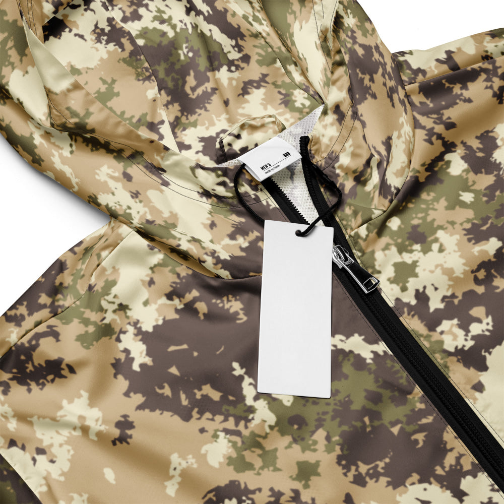 Italian Mimetico Vegetata Special Forces Multiland CAMO Men’s windbreaker - Mens Windbreaker