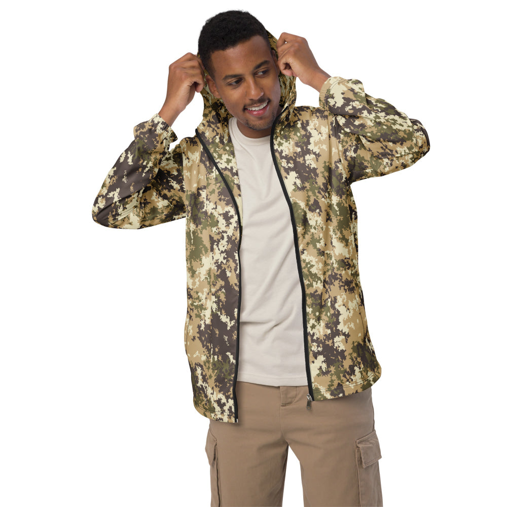 Italian Mimetico Vegetata Special Forces Multiland CAMO Men’s windbreaker - Mens Windbreaker