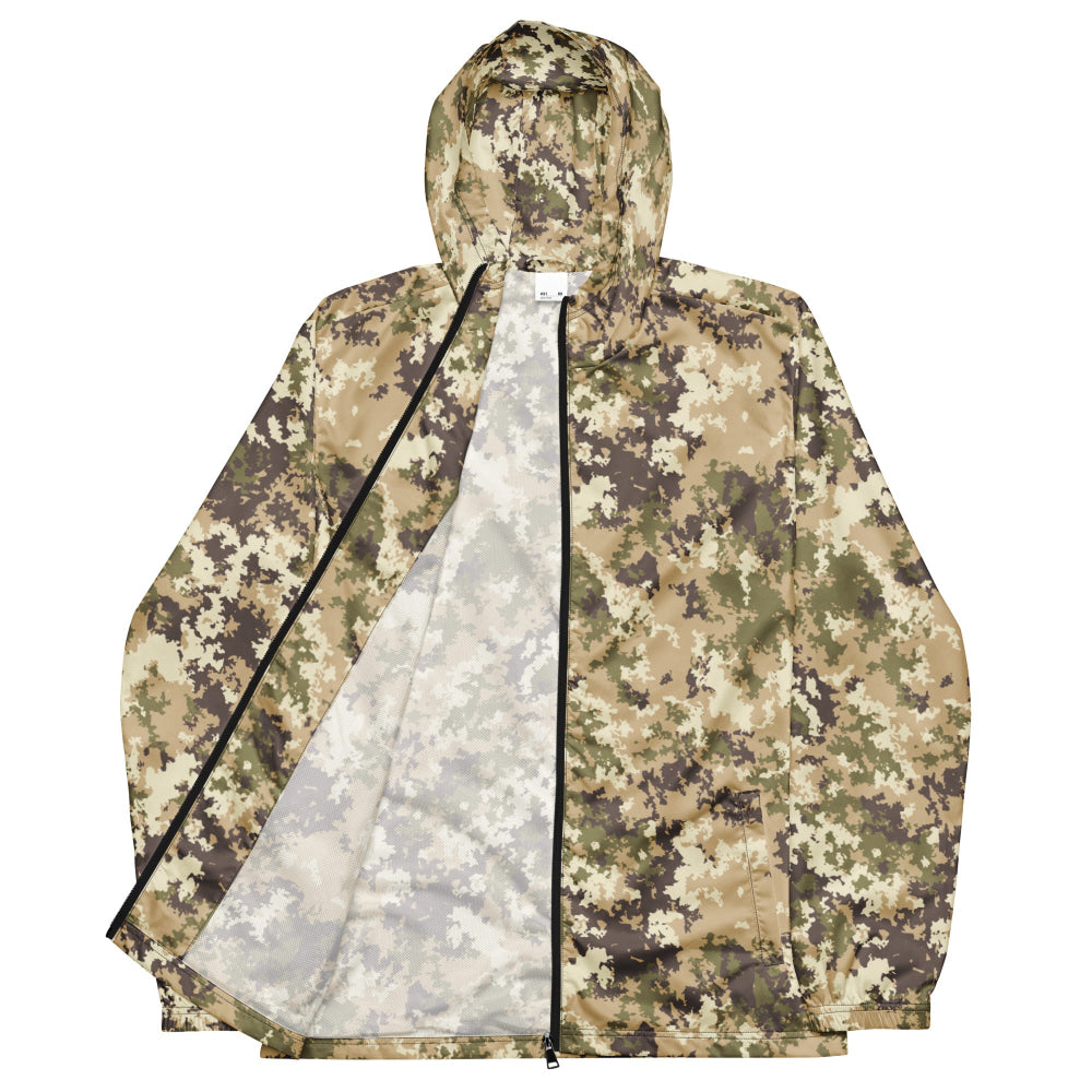 Italian Mimetico Vegetata Special Forces Multiland CAMO Men’s windbreaker - Mens Windbreaker