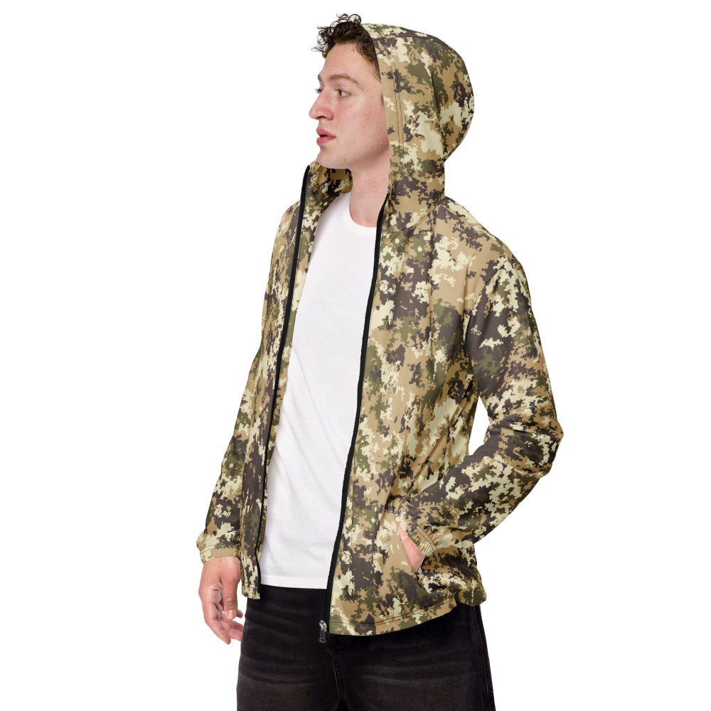 Italian Mimetico Vegetata Special Forces Multiland CAMO Men’s windbreaker - XS - Mens Windbreaker