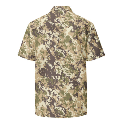 Italian Mimetico Vegetata Special Forces Multiland CAMO Unisex button shirt - Button Shirt