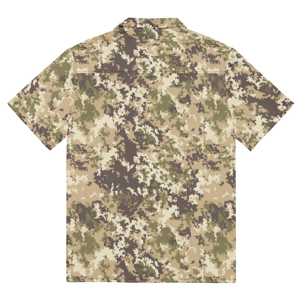 Italian Mimetico Vegetata Special Forces Multiland CAMO Unisex button shirt - Button Shirt