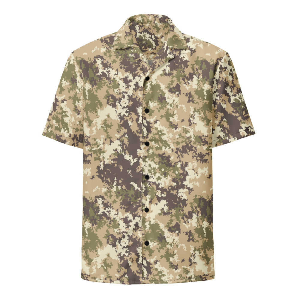 Italian Mimetico Vegetata Special Forces Multiland CAMO Unisex button shirt - Button Shirt