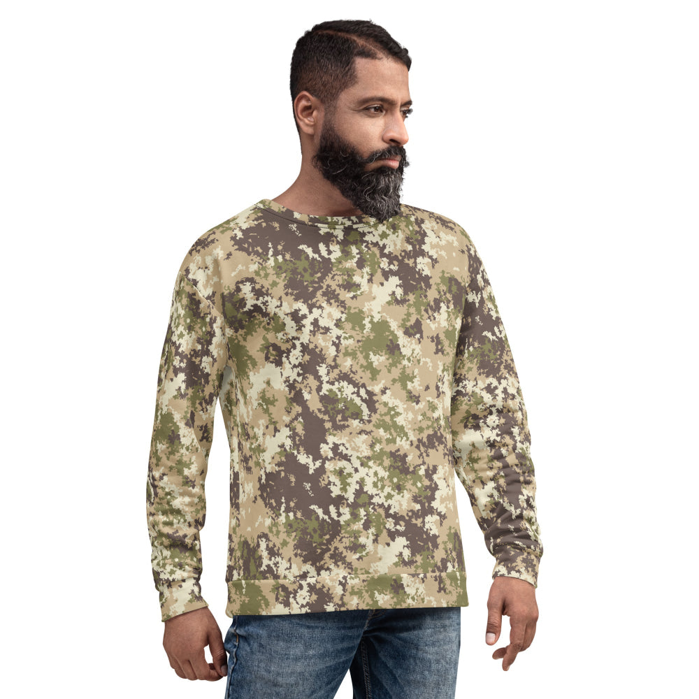 Italian Mimetico Vegetata Special Forces Multiland CAMO Unisex Sweatshirt