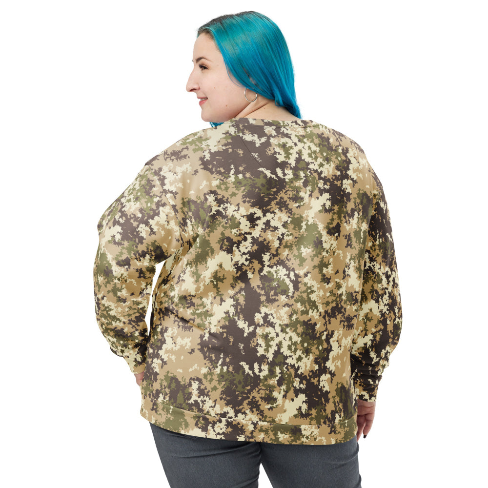 Italian Mimetico Vegetata Special Forces Multiland CAMO Unisex Sweatshirt