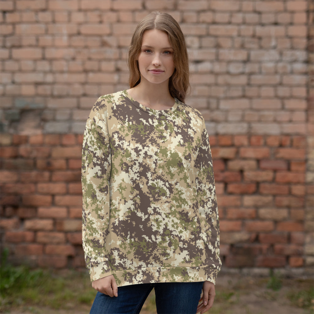 Italian Mimetico Vegetata Special Forces Multiland CAMO Unisex Sweatshirt