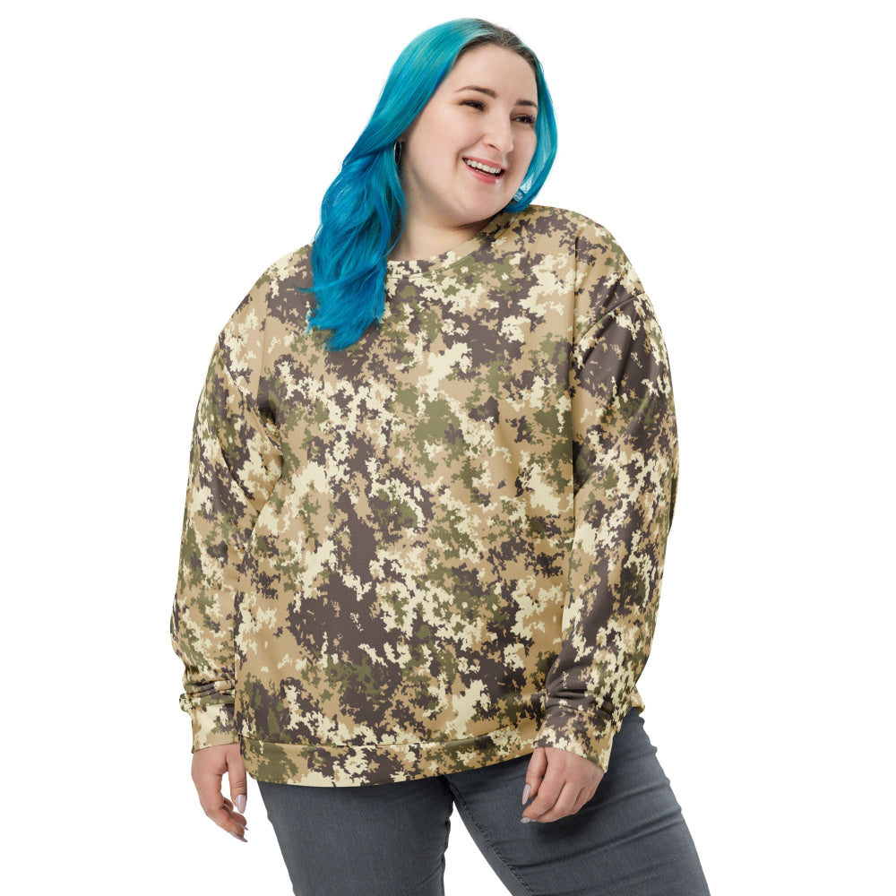 Italian Mimetico Vegetata Special Forces Multiland CAMO Unisex Sweatshirt