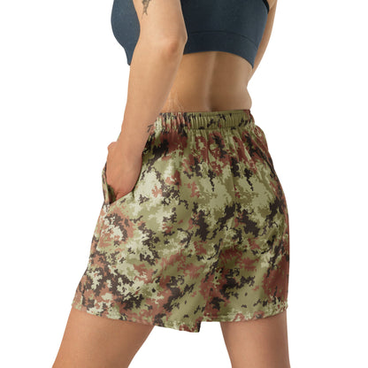 Italian Mimetico Vegetata CAMO Unisex Athletic Long Shorts