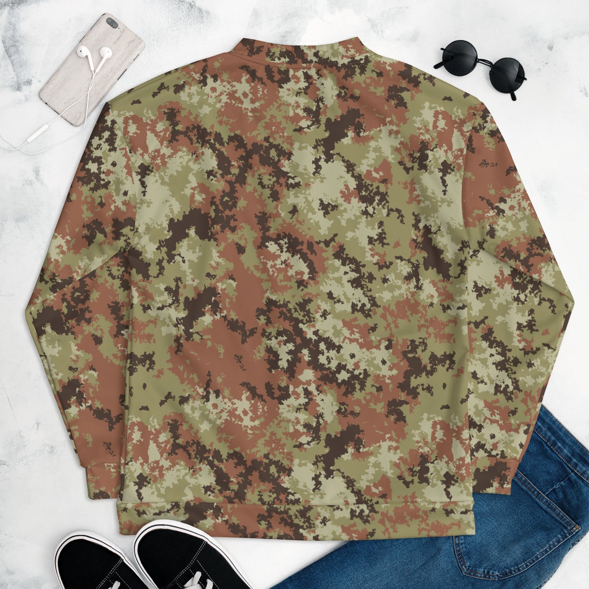 Italian Mimetico Vegetata CAMO Unisex Bomber Jacket - Jackets