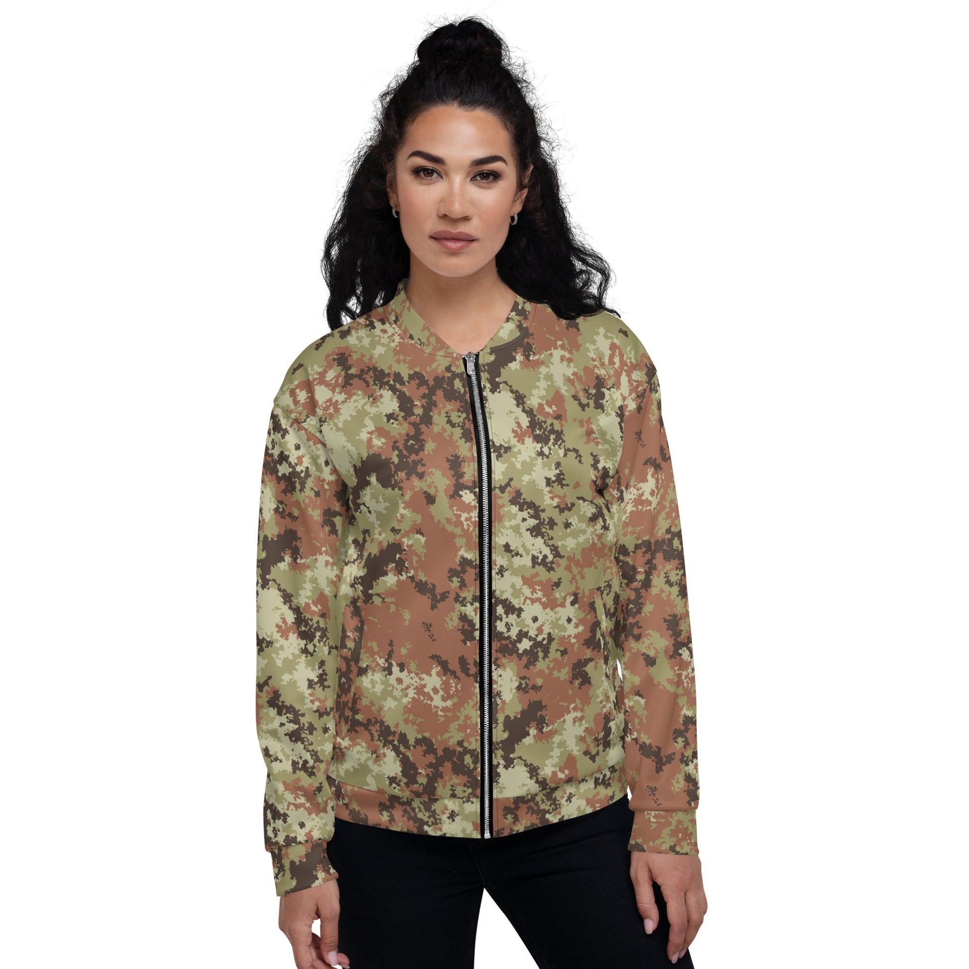 Italian Mimetico Vegetata CAMO Unisex Bomber Jacket - Jackets