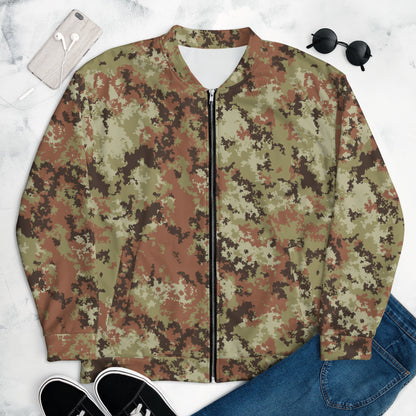 Italian Mimetico Vegetata CAMO Unisex Bomber Jacket - XS - Jackets