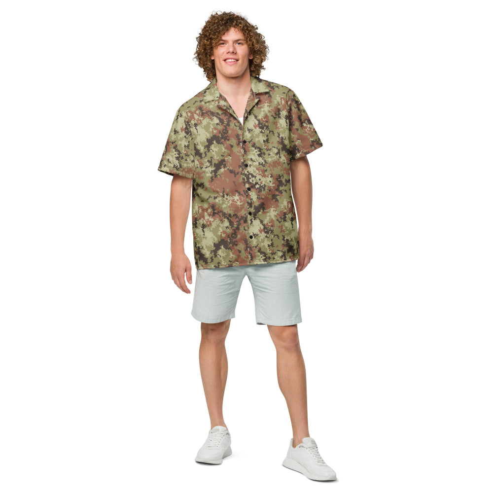 Italian Mimetico Vegetata CAMO Unisex button shirt - Button Shirt