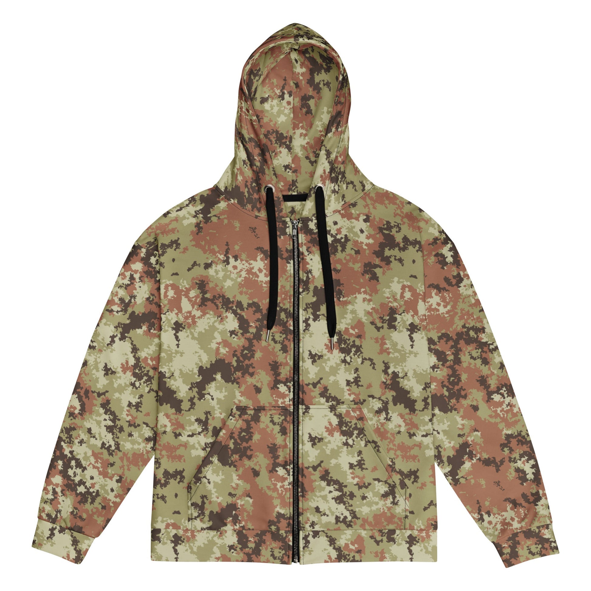 Italian Mimetico Vegetata CAMO Unisex zip hoodie - 2XS - Zip Hoodies