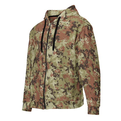 Italian Mimetico Vegetata CAMO Unisex zip hoodie - Zip Hoodies