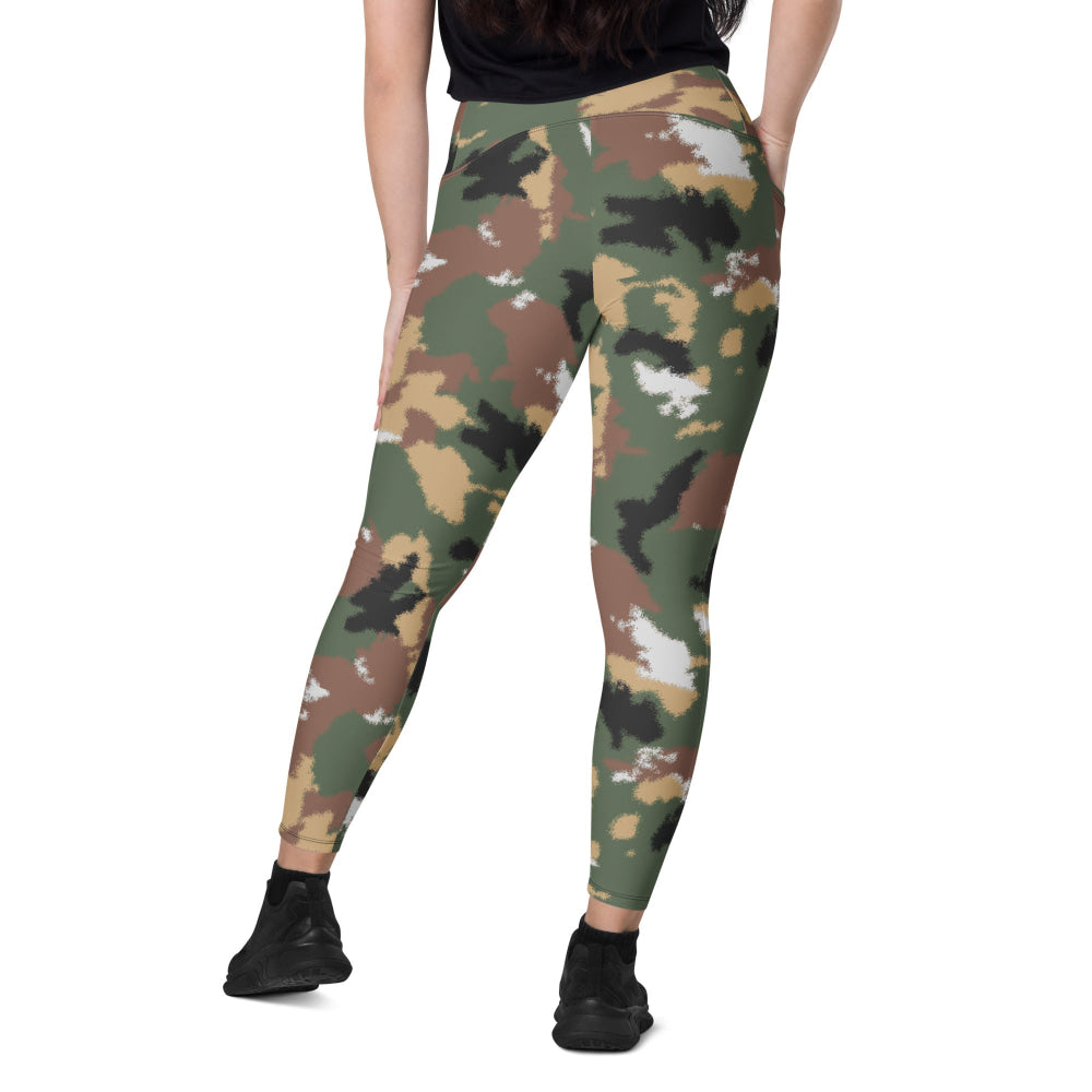 Italian Navy Special Operations Group COMSUBIN CAMO Leggings with pockets - Womens With Pockets