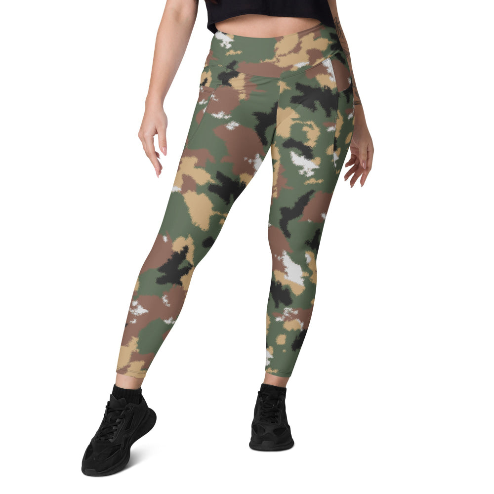 Italian Navy Special Operations Group COMSUBIN CAMO Leggings with pockets - Womens With Pockets