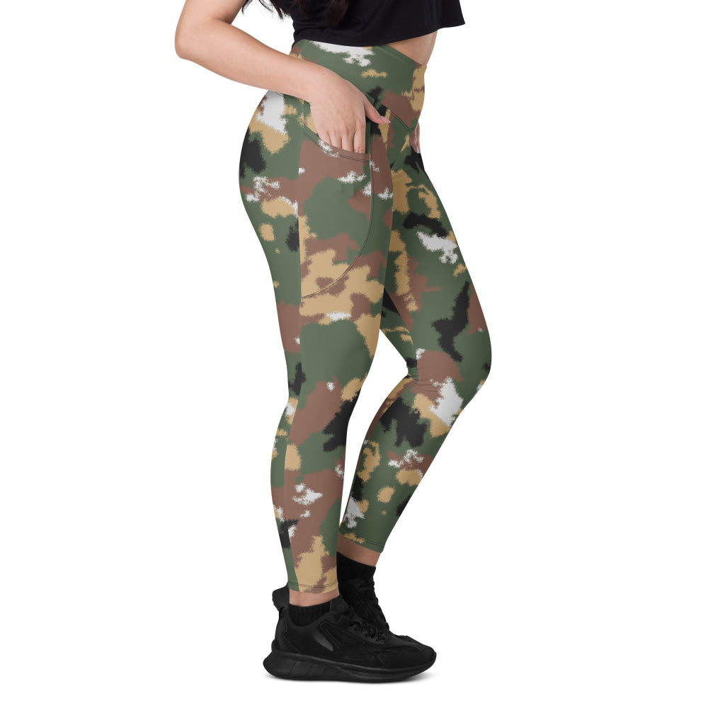 Italian Navy Special Operations Group COMSUBIN CAMO Leggings with pockets - Womens With Pockets