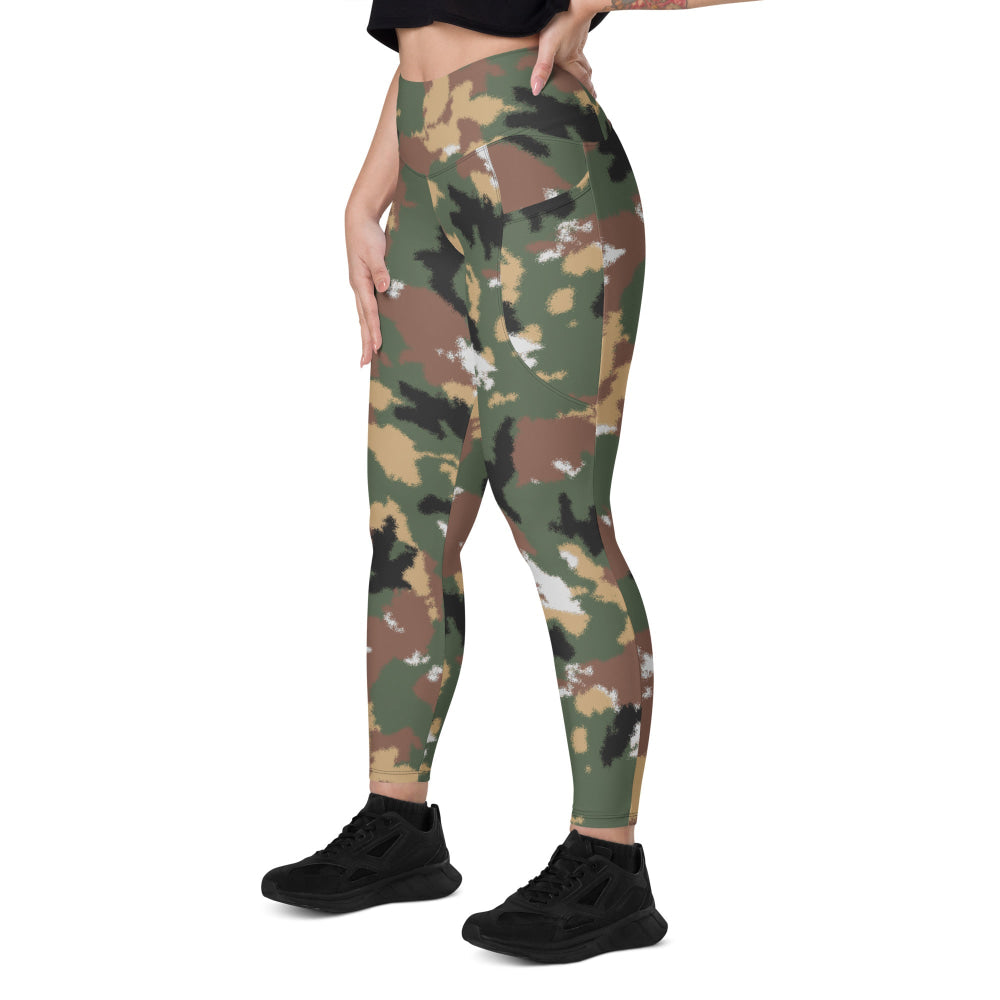 Italian Navy Special Operations Group COMSUBIN CAMO Leggings with pockets - Womens With Pockets