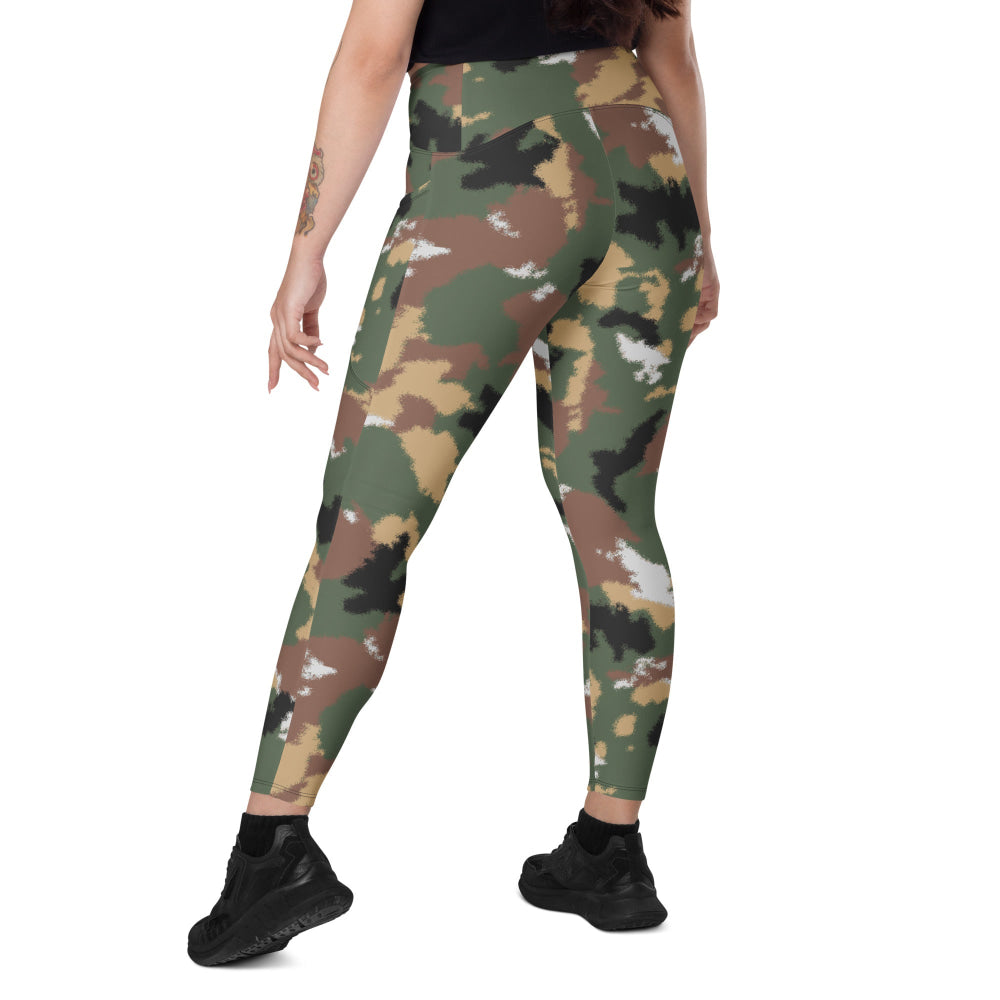 Italian Navy Special Operations Group COMSUBIN CAMO Leggings with pockets - Womens With Pockets