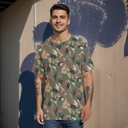 Italian Navy Special Operations Group COMSUBIN CAMO Men’s 100% Cotton T-Shirt - XS / White - Mens