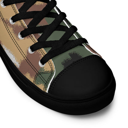 Italian Navy Special Operations Group COMSUBIN CAMO Men’s high top canvas shoes - Mens High Top Canvas Shoes