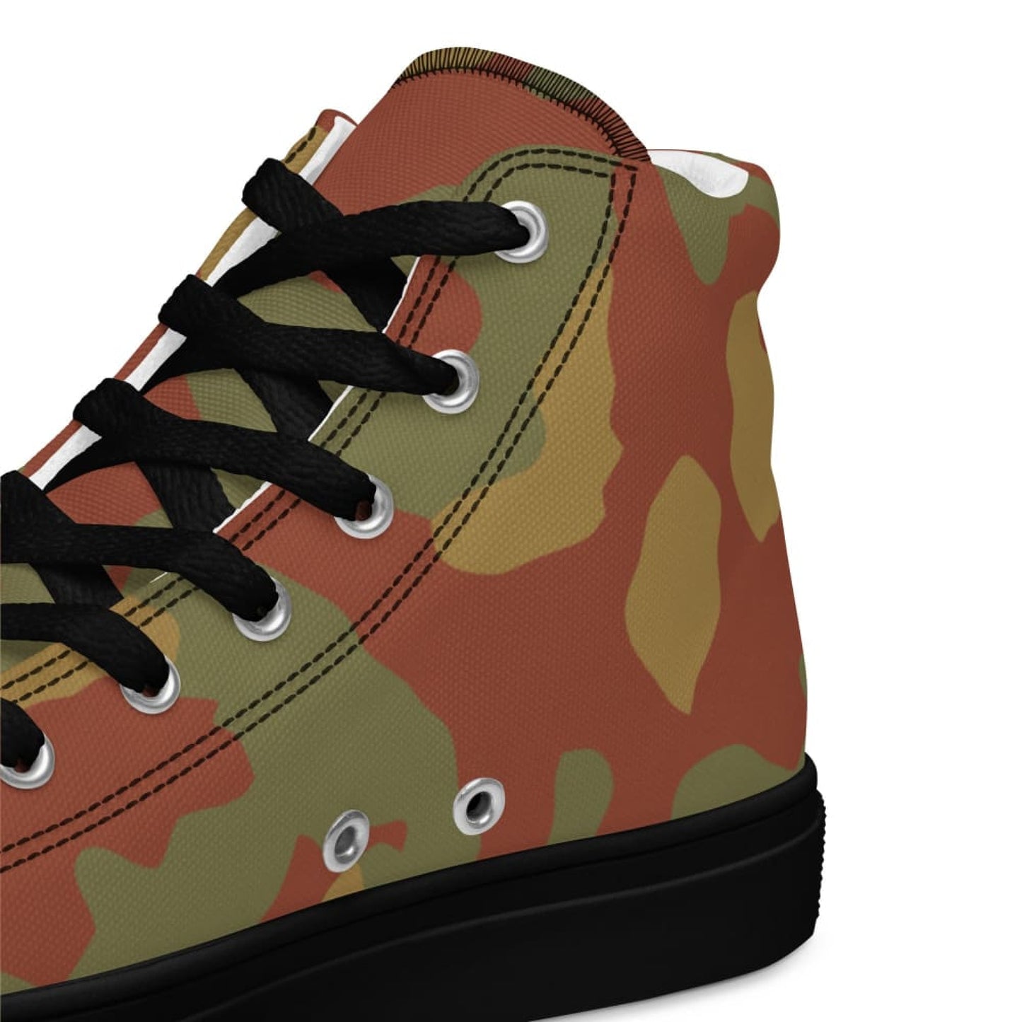 Italian Telo Mimetico Desert CAMO Mens high top canvas shoes - High Top Canvas Shoes