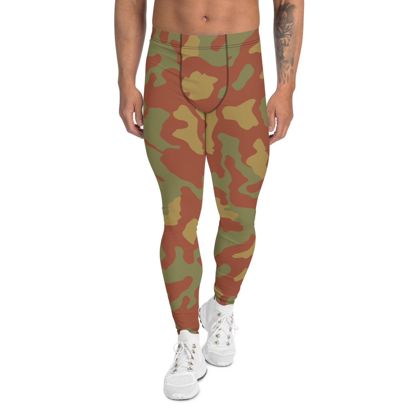 Italian Telo Mimetico Desert CAMO Mens Leggings - XS