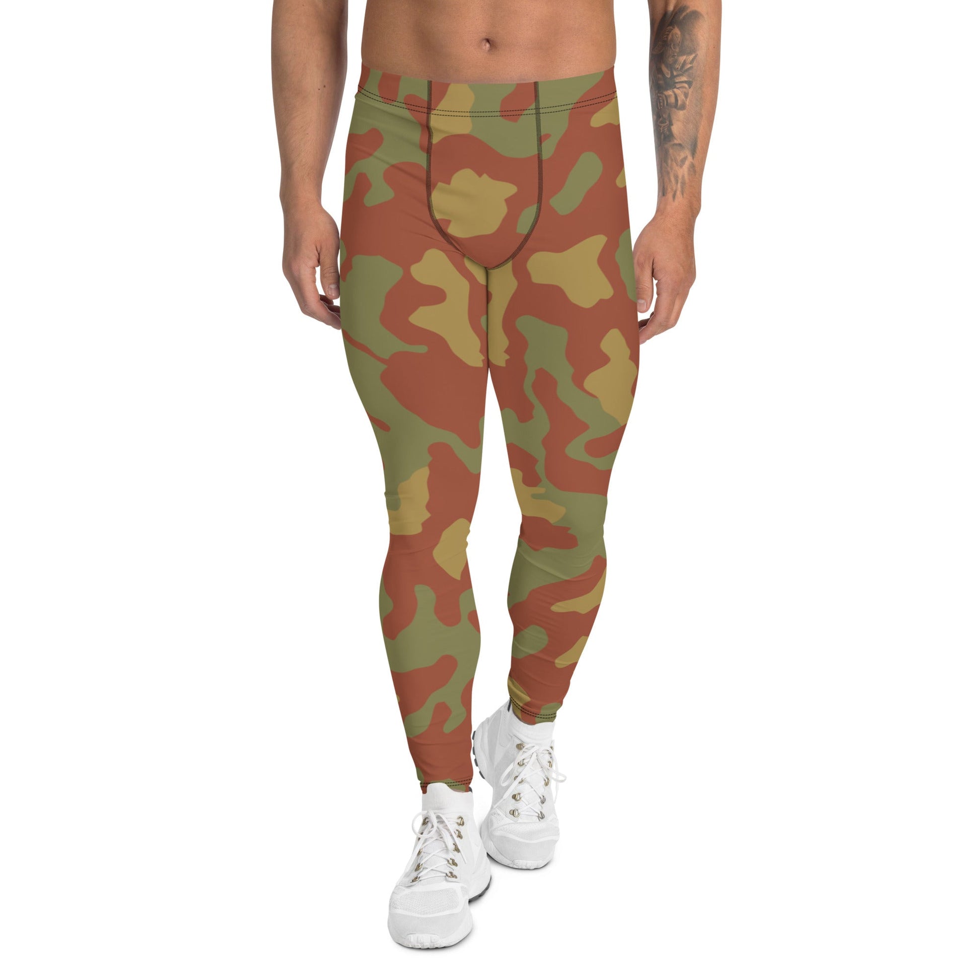 Italian Telo Mimetico Desert CAMO Mens Leggings - XS