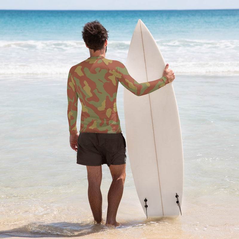 Telo Mimetico Desert CAMO Mens Long-Sleeve Rash Guard